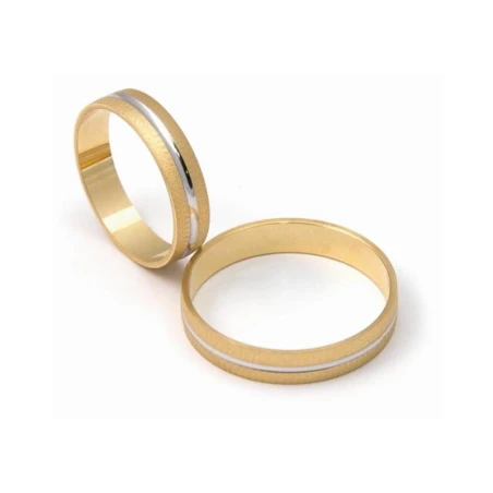 Alianza de boda bicolor 5241474R