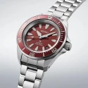 Reloj Seiko Prospex Mar Samurai Plateado y Rojo Automático SRPL11K1