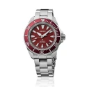 Reloj Seiko Prospex Mar Samurai Plateado y Rojo Automático SRPL11K1