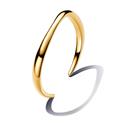 Pulsera Pandora Essence Rígidad Abierta Forma Orgánica Baño Oro 563310C00
