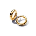 Pendientes Pandora Essence Aro Redondos Abrazo Baño Oro 263286C00