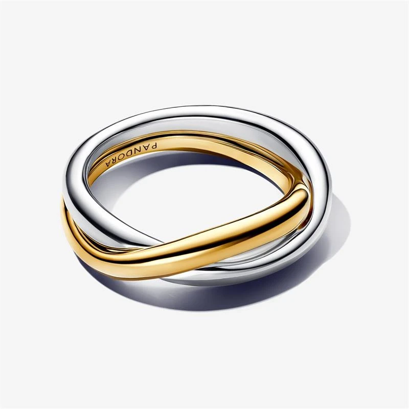 Anillo Pandora Essence Entrelazado Bicolor 163262C00
