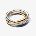 Anillo Pandora Essence Entrelazado Bicolor 163262C00