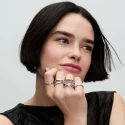 Anillos Pandora Essence Combinables Forma Orgánica Plata 193264C00