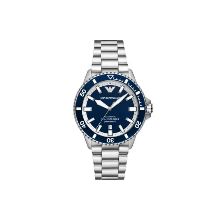 Reloj Emporio Armani Plateado y Azul Automático Hombre AR60079