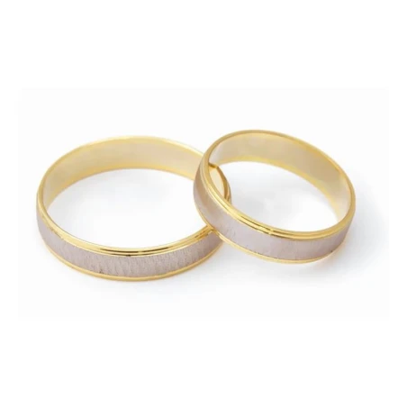 Alianza de boda bicolor 5245466