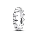 Anillo Pandora Corazones Plata 193427C00