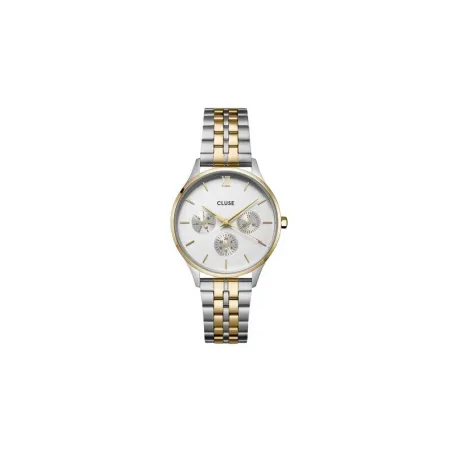 Reloj Cluse Minuit Plateado y Dorado Multifunción Mujer CW10704