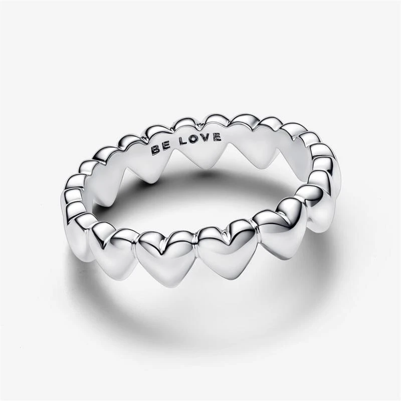 Anillo Pandora Corazones Plata 193427C00