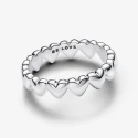 Anillo Pandora Corazones Plata 193427C00