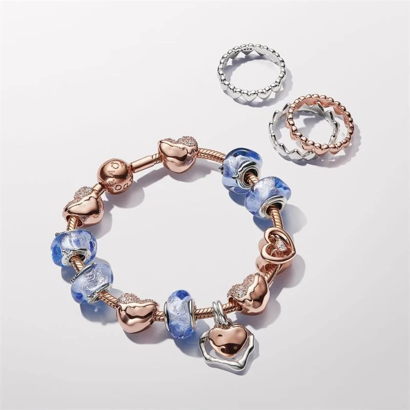 Anillo Pandora Corazones Plata 193427C00