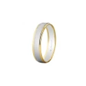 Alianza de boda bicolor 5245466