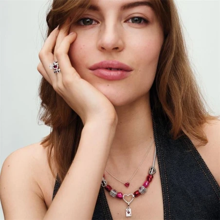 Charm Colgante Doble Pandora Reina de Corazones Villanos Disney 793420C01