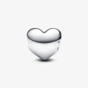 Charm Grabable Pandora Corazón Mediano Plata 793439C00