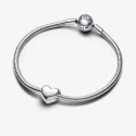 Charm Grabable Pandora Corazón Mediano Plata 793439C00