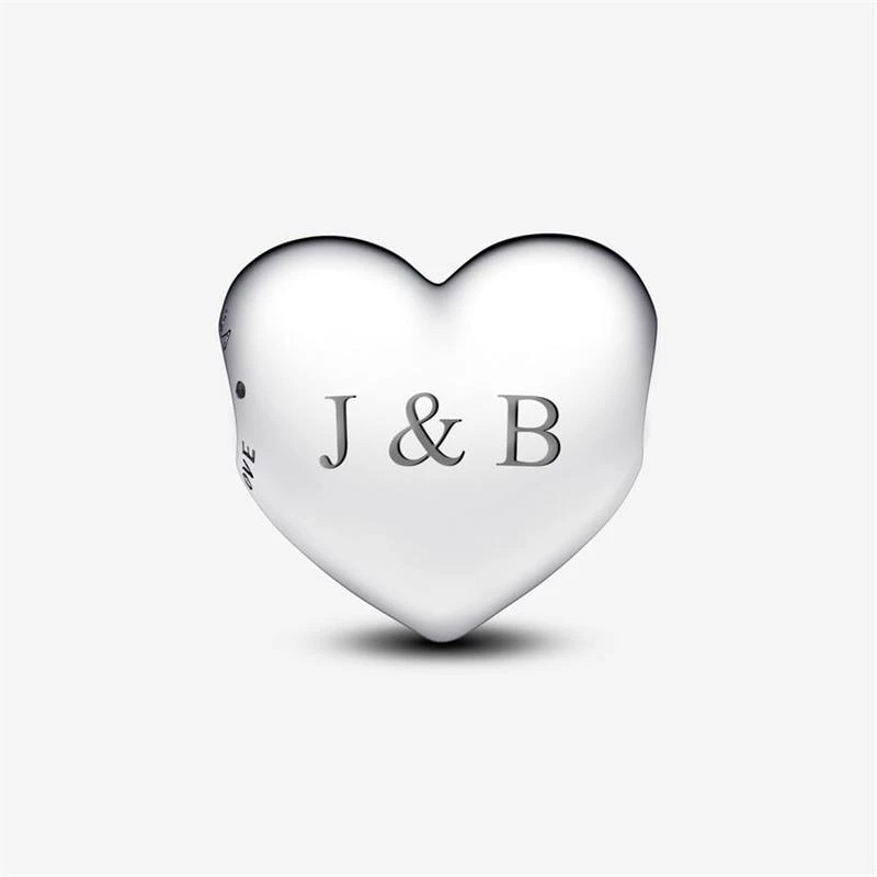 Charm Grabable Pandora Corazón Grande Plata 793440C00