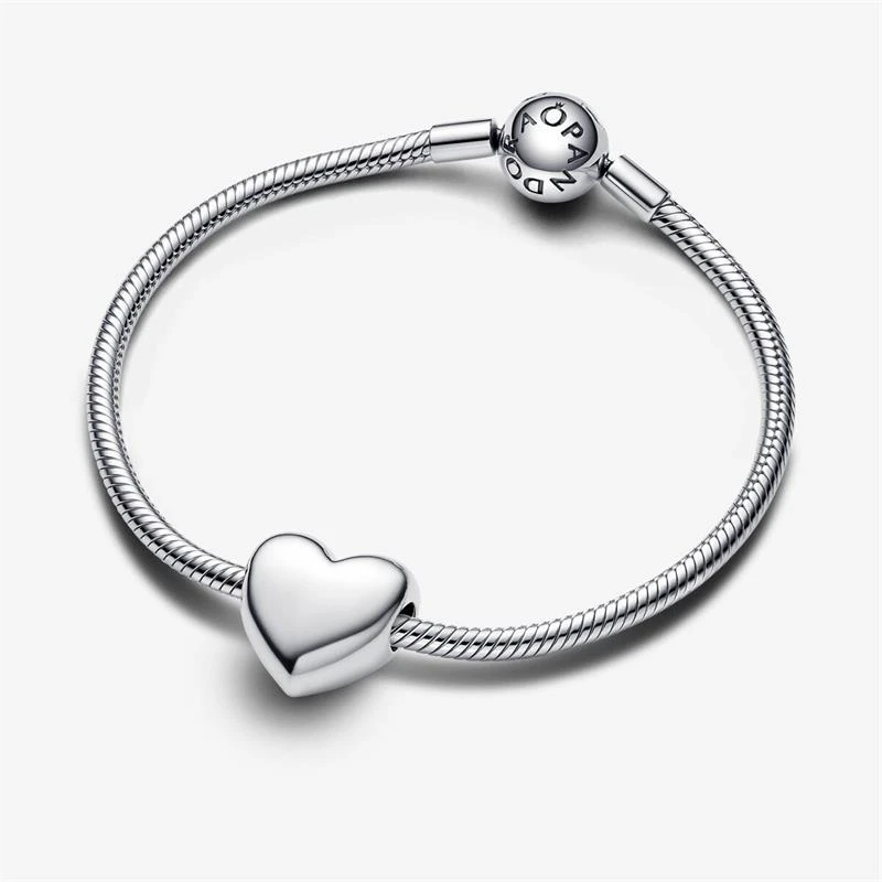 Charm Grabable Pandora Corazón Grande Plata 793440C00