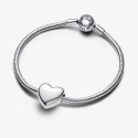 Charm Grabable Pandora Corazón Grande Plata 793440C00