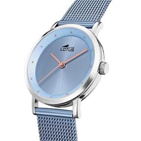 Reloj Lotus Trendy Azul y Plateado Analógico Mujer 18878/1 2