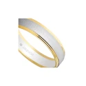 Alianza de boda bicolor 5245466