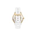 Reloj Michael Kors Slim Runway Dorado y Blanco Analógico Mujer MK7466