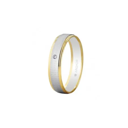 Alianza de boda bicolor 5245466D