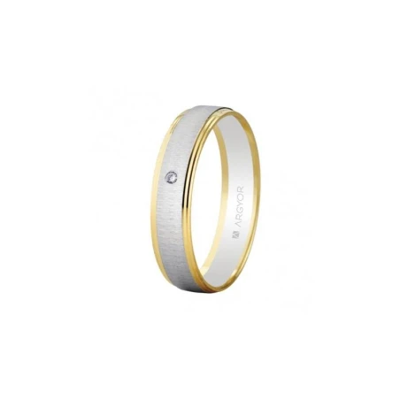 Alianza de boda bicolor 5245466D
