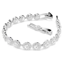 Pulsera Swarovski Una Angelic Baño Rodio y Cristales Blancos 5682279