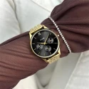 Reloj Cluse Minuit Date Dorado y Negro Multifunción Mujer CW10707