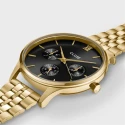 Reloj Cluse Minuit Date Dorado y Negro Multifunción Mujer CW10707