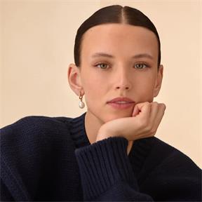 Pendientes Agatha Paris Margaux Aro Baño Oro y Perla 02380471-294-TU 2