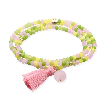 Pulsera Marina García Zen British rose y Cuarzo Rosa 90918UA