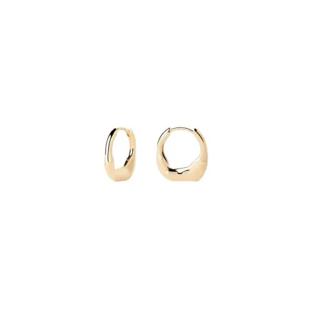 Pendientes PdPaola Aros Mini Magma Plata Baño Oro AR01-C27-U