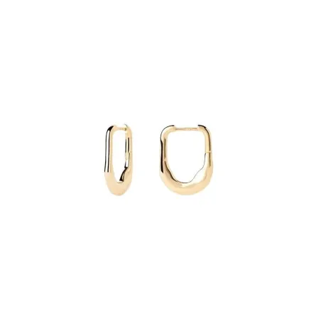 Pendientes PdPaola Aros Magma Plata Baño Oro AR01-C28-U