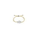 Pulsera UNOde50 Baño Plata, Hilo Camel y Perla PUL2505CAMMTL0M