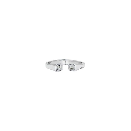 Pulsera UNOde50 Ser Sin Complejos Baño Plata y Cristales Blancos PUL2485BLNMTL0M