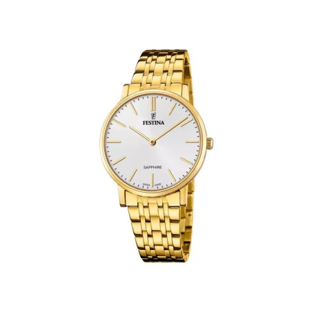 Reloj Festina Swiss Made Dorado y Plateado Analógico Hombre F20046/2