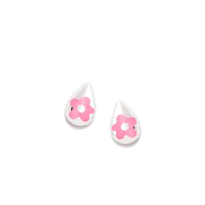 Pendientes Agatha Ruiz de la Prada Veneta Gota y Flor Rosa 010VEN