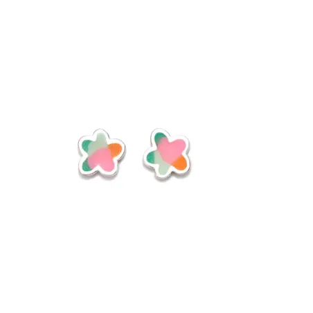 Pendientes Agatha Ruiz  de la Prada Flor Aqua Pasteles 025AQU