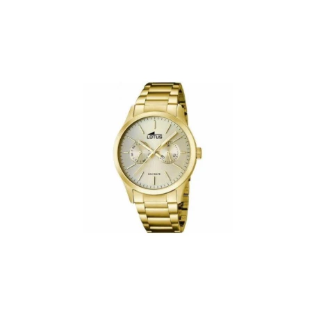Reloj Lotus Minimalist Dorado Multifunción Hombre 15955/2