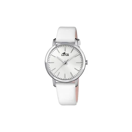 Reloj Lotus Trendy Plateado y Blanco Analógico Mujer 18738/1