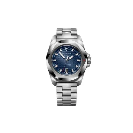 Reloj Victorinox Gent Acero Inoxidable Plateado y Azul Automático Hombre V242020