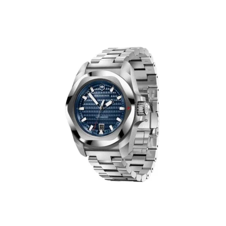 Reloj Victorinox Gent Acero Inoxidable Plateado y Azul Automático Hombre V242020