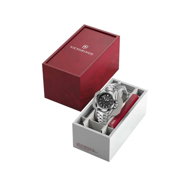 Reloj Victorinox Acero Inoxidable Plateado y Azul Marino Analógico Mujer V242038
