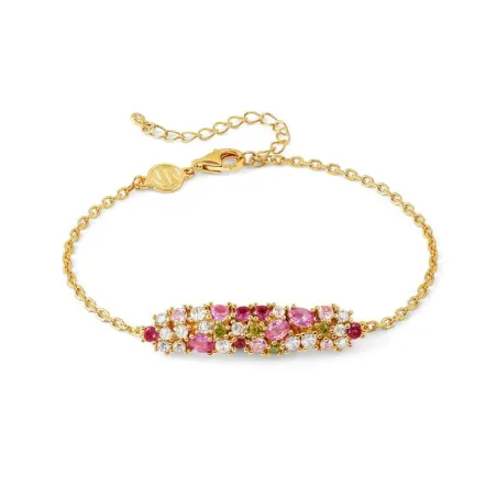 Pulsera Nomination Mosaica Plata Baño Oro y Circonitas Multicolor 241611/012