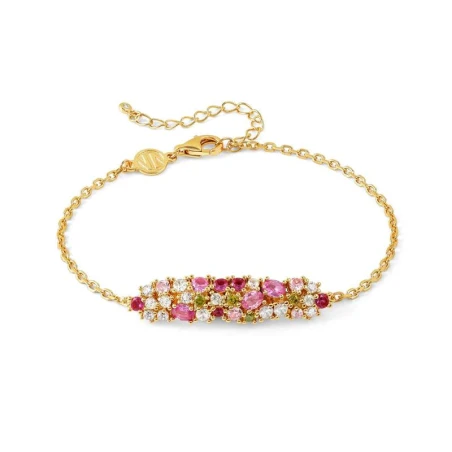 Pulsera Nomination Mosaica Plata Baño Oro y Circonitas Multicolor 241611/012