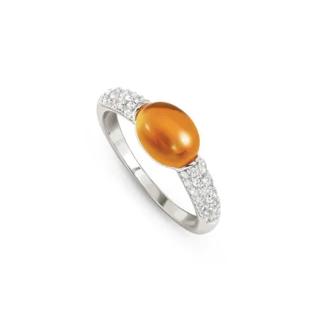 Anillo Nomination MyRadiance Plata, Circonitas Blancas y Piedra Ámbar 241505/040/005