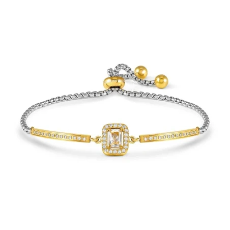 Pulsera Nomination RoyalDream Rectángulo Acero Baño Bicolor y Circonitas Blancas 029802/037