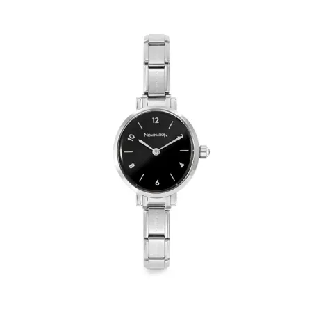 Reloj Nomination PARIS OVAL con circonitas con base acero negro 076038/012