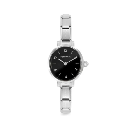 Reloj Nomination PARIS OVAL con circonitas con base acero negro 076038/012
